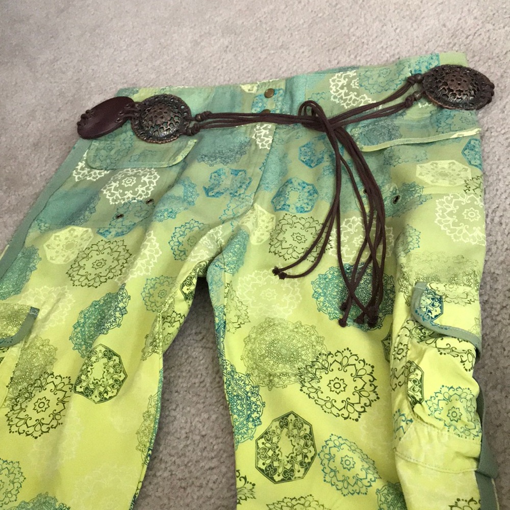 Fila Benessere Silk Cargo Style Pants - Picture 2 of 8